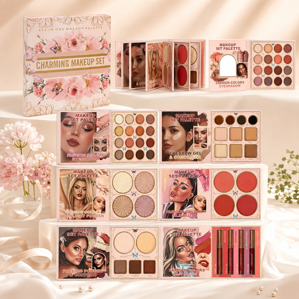 IGoodCo Eyeshadow 6-in-1 Charming All-in-One Makeup Set